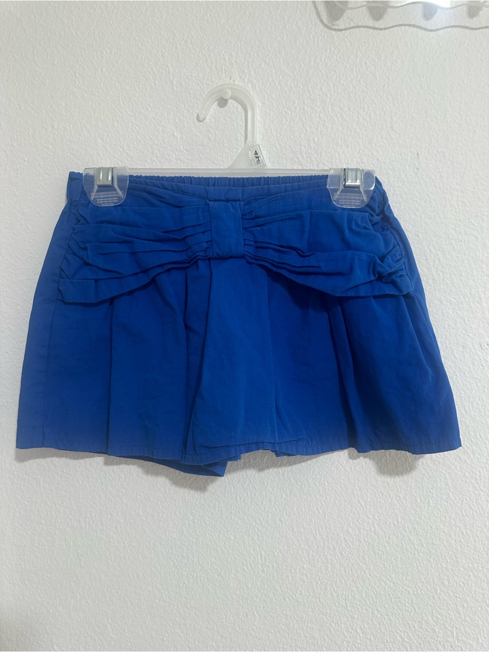 Zara Girls Royal Blue Bow Skort Size 5 Years 110